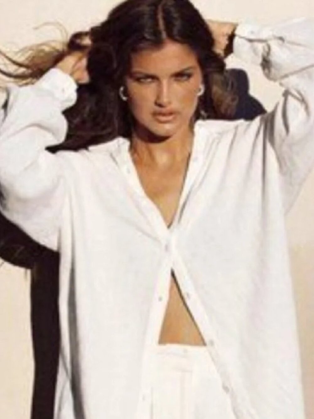 Princess Polly White Shirt Size 12